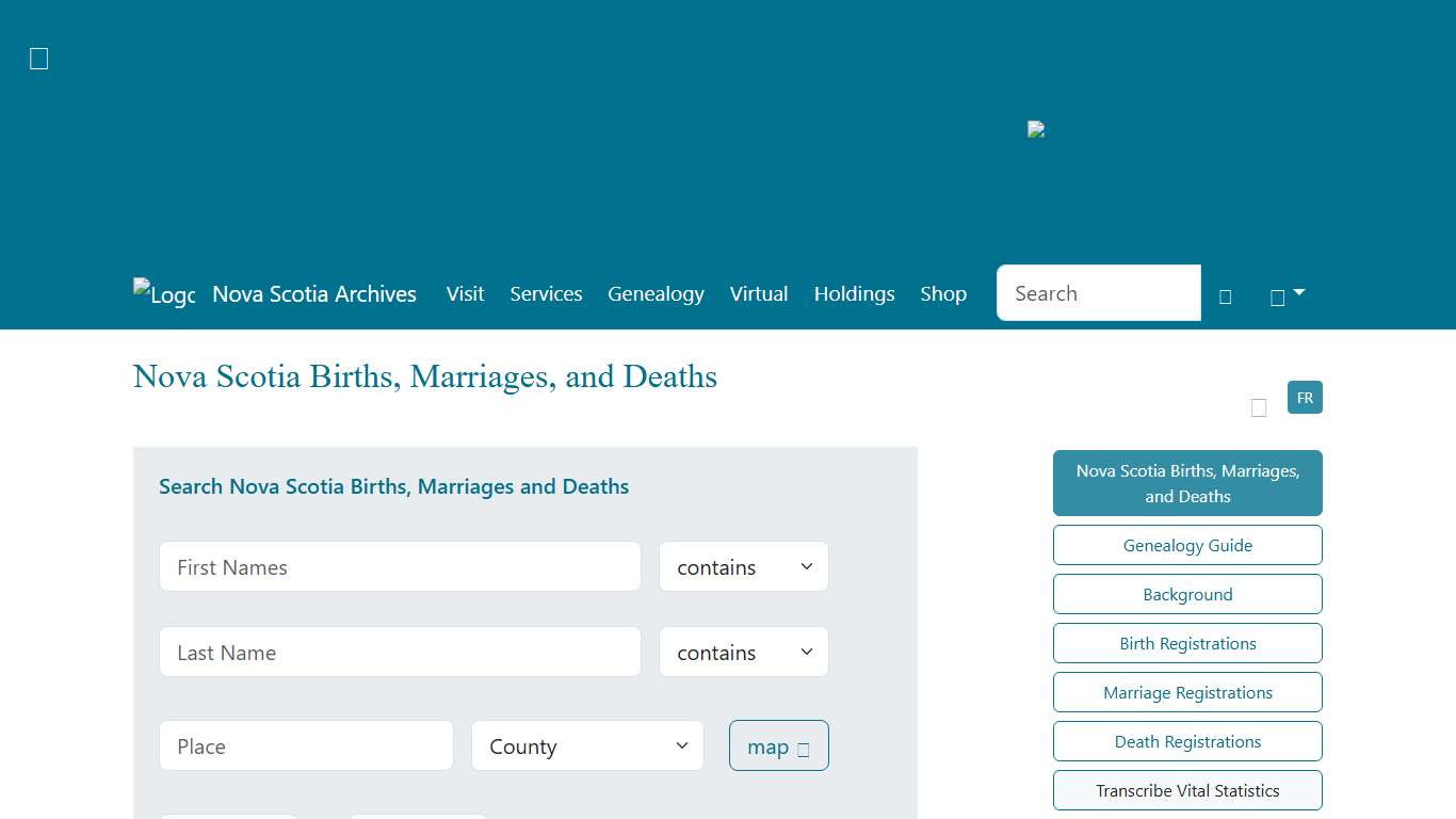 Nova Scotia Archives - Nova Scotia Births, Marriages, and Deaths
